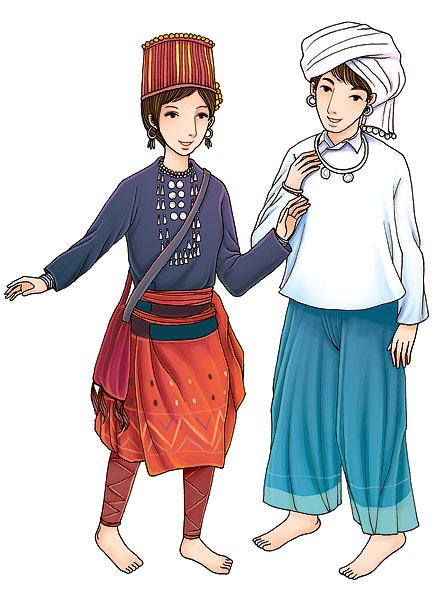 云南少数民族服饰欣赏——景颇族服饰